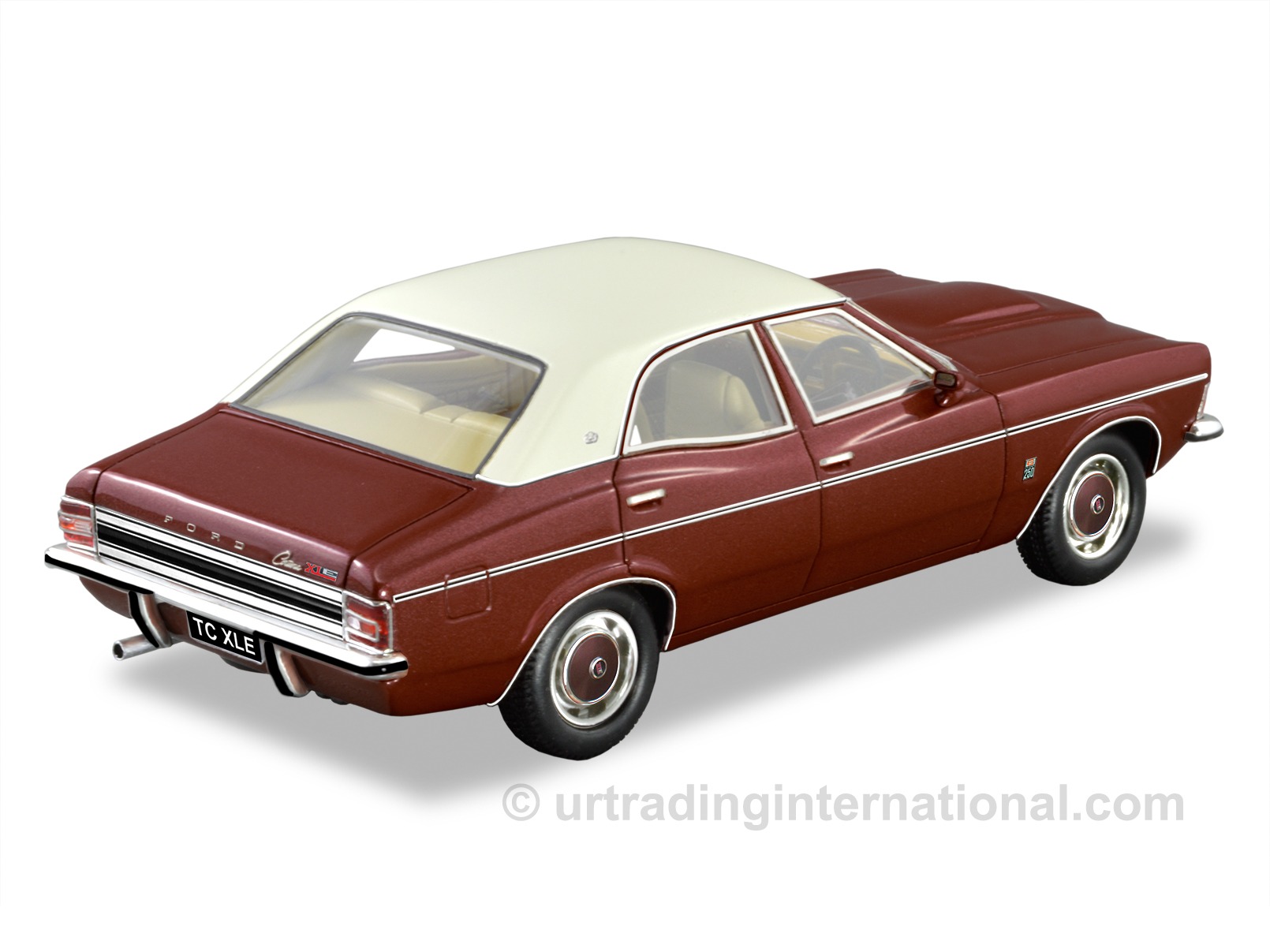 1972 Ford TC Cortina XLE – Vintage Burgundy Metallic